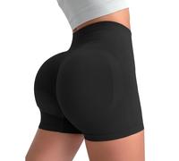 Genérico Mallas Deporte Mujer Cortas Gym Cintura Alta Mallas Cortos Deportivos Push Up Opaco Scrunch Transpirable Pantalon Corto Running Deporte Anticeluliticos Bolsillo Leggins Shorts Correr Fitness