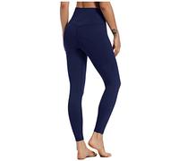Genérico Mallas Deporte Mujer, Pantalon Deporte Mujer Cintura Elástica Alta Sexy con Control De Abdomen Yoga Pantalones Largos Sin Costuras Pilates Gym Secado Rápido Training Ligera Jogging Pantalon