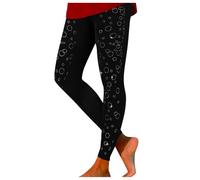Genérico Mallas Yoga Mujer - Leggins Mujer Push Up Leggings de Talle Alto con Cintura Alta y cálidos para Mujer (Black One Size)