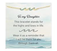 Genérico Maman 8 Pulsera Pulsera Natural Joyería Inoxidable Valentine Pulsera Joyería Joyería, talla única, Aluminio alloy, No es una piedra preciosa