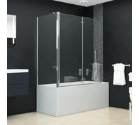 Genérico Mampara de Ducha Plegable ESG 120x68x130 cm,Bricolaje,Fontanería,Piezas y Herramientas para componentes de fontanería,Artículos de Ducha,Puertas de ducha-144676