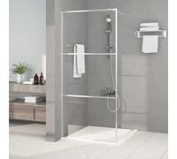 Genérico Mampara de Ducha Vidrio ESG Transparente Plateado 90x195 cm,Bricolaje,Fontanería,Piezas y Herramientas para componentes de fontanería,Artículos de Ducha,Paredes y mamparas de ducha-152116