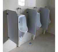 Genérico Mampara de urinario de Pared, 5 Unidades, para Hombres, Deflector de privacidad, Duradero para escuelas, centros comerciales y baños públicos, Mejora la higiene y la gestión del Espacio.