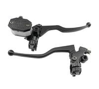 Genérico Maneta de embrague universal negra para motocicleta GN125, compatible con cilindro para maestro y maneta hidráulica(Section B)