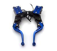 Genérico Manetas de freno y embrague hidráulicas 7/8" para motocicleta, compatibles con depósito cilindro para maestro motocicletas deportivas