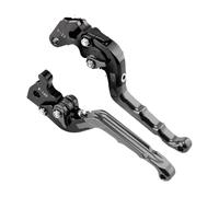 Genérico Manetas de freno y embrague para Yamaha XVS125 para Virago, accesorios para motocicleta, manija(Titanium)