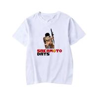 Genérico Manga Corta Sakamoto Days Camisetas con Cuello Redondo Y Gráficos Camisetas De Manga Corta Camisetas Estampadas De Estilo Urbano (1 M)