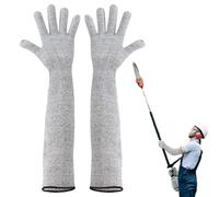 Genérico Mangas Cortafuegos,21.6 Pulgadas Guantes Protectores de Seguridad - Protectores de Brazos Nivel 5,para Jardinería, Construcción, Soldadura, Cocina, Deportes, Pesca y Hogar