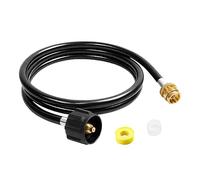 Genérico Manguera de Gas Propano - Conector de Gas,Accesorios de 1.8m para Parrilla Portátil de Jardín, Quemador, Antorcha y Estufa de Camping Exterior