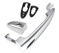 Genérico Manija de la puerta del coche Manija de puerta exterior brillante para Lancia Ypsilon Destra 2003-2011, delantera izquierda 735409026 735409024