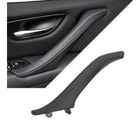 Genérico Manija de la Puerta para BMW Serie 5 F10 F11 F18 520i 523i 525i 528i 535i Conjunto de manija Cuero para Puerta Interior del Pasajero Izquierda y Derecha(Left Black)