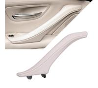 Genérico Manija de la Puerta para BMW Serie 5 F10 F11 F18 520i 523i 525i 528i 535i Conjunto de manija Cuero para Puerta Interior del Pasajero Izquierda y Derecha(Left Oyster)