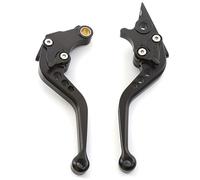 Genérico Manija de palanca embrague freno ajustable para motocicleta para Yamaha DT50, DT125, DT250R, TW200, XT225(147mm Black)