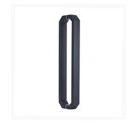 Genérico Manija De Puerta De Acero Inoxidable Con De Empuje Y Tracción, Antihuellas, Resistente, Capacidad De Carga De 200 Kg, For Casa Y Oficina, 1 Par(Black,Hole spacing 97cm)