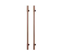 Genérico Manija de puerta de ducha,Tirador de puerta largo,Diseño en forma de H,Hecho de acero inoxidable,para baños, hoteles, granero(Hole Spacing-40cm)