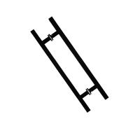 Genérico Manija De Puerta, Manijas Granero, Manija Corrediza En Forma H, For Entrada Interior/exterior, Tienda, Baño Con Ducha(COLOR1,Hole Spacing-90cm)