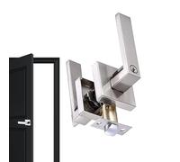 Generico Manija De Puerta Privacidad - Aluminio Resistente, Juego De Entrada, Hardware Para Interior | De Cierre Reversible Para Dormitorio Da, Baño, Oficina, Hogar, Seguridad, Fa