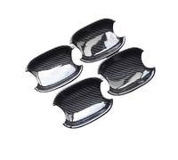 Genérico Manija exterior del coche Embellecedor de cubierta para manijas de puertas de automóviles, calcomanías exteriores para A4 B8 Q3 Q5 Cubierta manija(Door bowl)