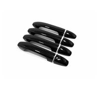 Genérico manija puerta ABS Negro Brillante Cubierta Manija Puerta Coche Embellecedores Marco Cuenco Para Benz Para Vito W447 V-class 2014 2015 2016-2020(Style 5)