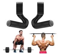 Genérico Manijas dominadas Agarre Neutro,manijas Multiusos Resistentes for y Peso Muerto,ergonómicas Entrenamiento Accesorios for máquinas Ejercicios empuñaduras(45°Hook Handle)