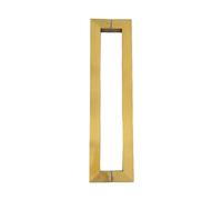 Genérico Manijas Rectangulares For Puertas De Vidrio, Manijas Dobles For Ducha De Baño, For Puertas De Madera Interiores, Cuartos De Ducha Y Centros Comerciales.(Gold,L-438mm)