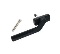 Genérico Manilla de aluminio con rotura de puente térmico for ventana - Palanca bifurcada desplazada con rejilla integrada for apertura exterior (abatible/de guillotina).(RIGHT)