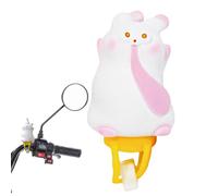 Genérico Manillar Bicicleta - Silicona ABS 8x6x5cm | Animal Adorable De Dibujos Animados | De Scooter | Bonito Accesorio Decorativo para Bicicleta, Motocicleta, Scooter, Niños, Conducción Al Aire