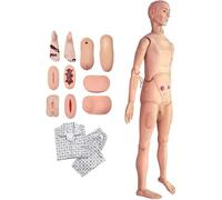 Genérico Maniquí de Cuidado del Paciente a tamaño Real de 170 cm, simulador de RCP, Habilidades básicas de enfermería geriátrica, Modelo Humano Completo para educación y Entrenamiento médico