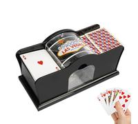 Generico Manivela Mezclador De Cartas,Baraja Mezcladora De Cartas 2 - y dispensador de cartas de juego, de cartas para Blackjack Poker 2 barajas de juego gratis Mezclador de ca