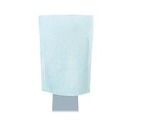 Generico Manopla desechable Airlaid/polietileno para higiene paciente, 50 unidades, impermeable y antiarañazos | guante lavado cuerpo ancianos y estancia | Dimensiones 16 x 24 cm