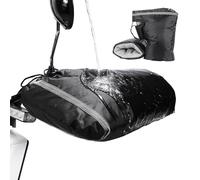 Genérico Manoplas Manillar Moto - Calienta Manos Universales A Prueba De Viento & Agua | Mitones Forrados Polar para Scooters & Bicicletas | Equipo Invierno con Tira Reflectante Seguridad