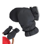 Genérico Manoplas para Cochecito,Protección Antifrío Manoplas Calientes para Cochecito - Mitones Impermeables Accesorios para Manillar para Viajes con Lluvia Nieve Padres Adultos