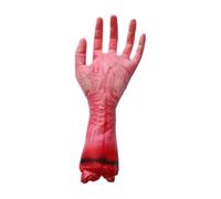Generico Manos Cortadas de Halloween Rojas - Manos Falsas Dels Brazo Humano | Prop Espeluzantes Partes del Cuerpo de Sangre Decoraciones de para la Escuela de Vacaciones Juega en Interior