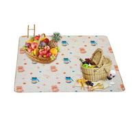 Genérico Manta de Picnic para Uso en Exteriores - Manta Plegable de 200 cm x 152 cm,Esterilla de Senderismo Portátil,para Acampar Playa Viajes Vacaciones Festivales y Excursionismo