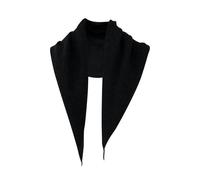 Genérico Manta de piel y forro polar para mujer en otoño y invierno Versatile casual Shoulder de moda Knitted Yarn Scarf bufanda cumpleaños, Le Noir, Talla única