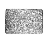 Genérico Manta para Colorear: Forro Polar, colorea tu Propia Manta, Lavable | Mantas de Tela teñidas Personalizadas para niños, Actividades Familiares y proyectos de Arte