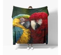 Genérico Manta PatróN de Loro Animal Manta de sofá de Viaje, Cobija refrescante Transpirable, Batamanta Mujer, Suave y cómoda de sofá Vistoso, para otoño e Invierno XL 150x200 cm