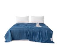 Generico Manta refrescante - Manta de verano de doble cara | Edredón ligero transpirable para uso mujeres niños sueño viaje sofá dormitorio niñas