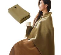 Genérico Mantas Calefactables para Mujer Portátil Segura | Suave y Amigable con la Piel para Manta, Poncho Cálido Envolvente, Oficina y Viaje, Chal , Camping, Clima