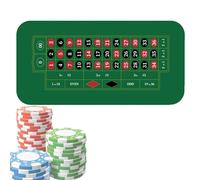 Generico Mantel de Pokerr - Mantel de - Alfombrilla de Poker Holdem 120 x 60 cm, alfombrilla de mesa de Pokerr antideslizante, fundas de mesa de juegos para de , recaudación de