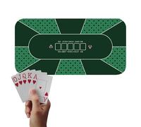 Generico Mantel de Pokerr - Mantel de - Alfombrilla de Poker Holdem 120 x 60 cm, alfombrilla de mesa de Pokerr antideslizante, fundas de mesa de juegos para de , recaudación de