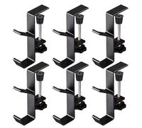Genérico Mantle Garland Hangers, 6-Piece Stocking Hooks Set, Purpose Adjustable Garland Holders for Christmas Fireplace, Mantel, Winter Holiday, Seasonal Decoration, Festive Home Accent