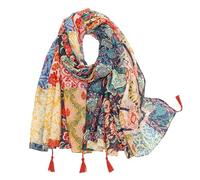 Genérico Mantón Pashmina - Poliéster 185x100 Cm | Mantón Largo | Bufanda Para El Cuello Para Mujeres Hombres Para Agregar Estilo, Calidez Y Comodidad Con Una Tela Suave Y Que Brinda Un Drapeado