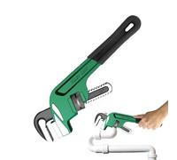 Genérico Manual Pipe Wrench - Straight Spanner With Large Opening For Pipe Fitting | Ideal Plumbing Tool For Home Maintenance, Garage Use & Auto Repair Tasks