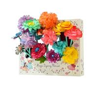Genérico Manualidades De Flores,Juego De Manualidades Con Flores | Juguete STEM Materiales de Arte Actividad Educativa para Guardería Preescolar Escuela y Hogar Decoración Niños Niñas