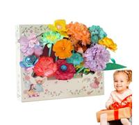 Genérico Manualidades De Flores Para Niños,Juguetes De Ramos De Flores - Actividad Educativa De Arte Para Decoración Escolar Hogar Aula Jardín De Infantes