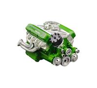 Genérico Maqueta Motor V8 - Escritorio Artesanal Resina Creativa | Decoración Tridimensional Oficina Coleccionable | Exhibición Educativa Hogar Aula Taller, Réplica Mini Motor 8 Cilindros