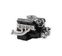 Genérico Maqueta Motor V8 - Escritorio Artesanal Resina Creativa | Decoración Tridimensional Oficina Coleccionable | Exhibición Educativa Hogar Aula Taller, Réplica Mini Motor 8 Cilindros