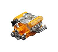 Genérico Maqueta Motor V8 - Escritorio Artesanal Resina Creativa | Decoración Tridimensional Oficina Coleccionable | Exhibición Educativa Hogar Aula Taller, Réplica Mini Motor 8 Cilindros