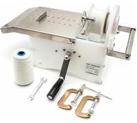 Genérico Máquina Atadora De Embutidos, Anudadora Manual De Acero Inoxidable, Diámetro 0-45 Mm, Uso Comercial Y Doméstico, 50 Nudos por Minuto